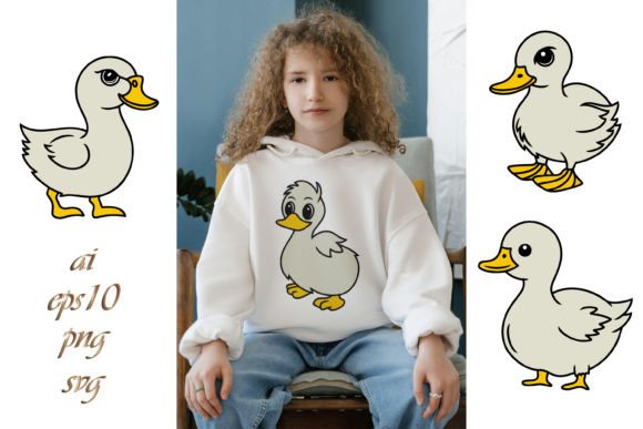 13 Doodle Duck Clipart: Playful Graphics & Illustrations