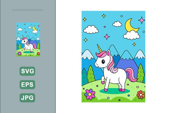 Animal Vector Landscape Background: Graphics & Illustrations for Local Brands