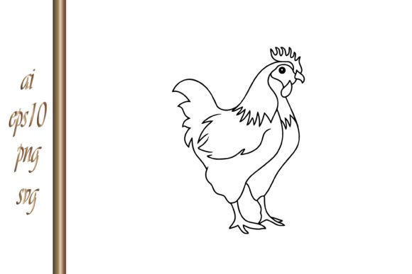 Chick Icon Doodle Easter Animal Sketch