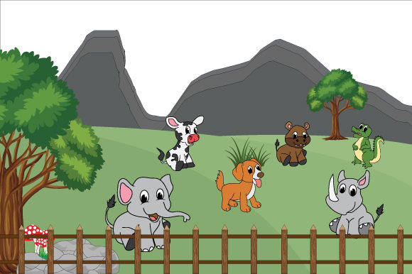 Cute Animal Graphics & Illustrations