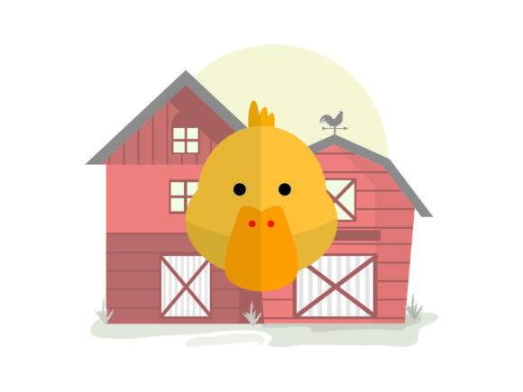 Cute Animal Head Duck: Graphics & Illustrations for Brand Charm