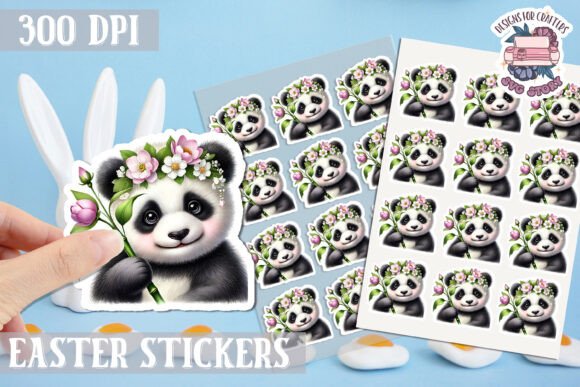 Cute Baby Animal Spring Sticker PNG