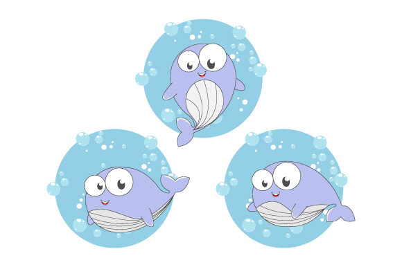 Cute Whale Animal Cartoon
