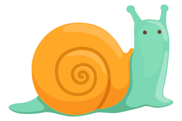 Snail Icon Graphics: Cartoon Illustrations That Click